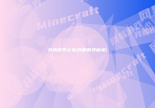 我的世界止境(我的世界秘境)